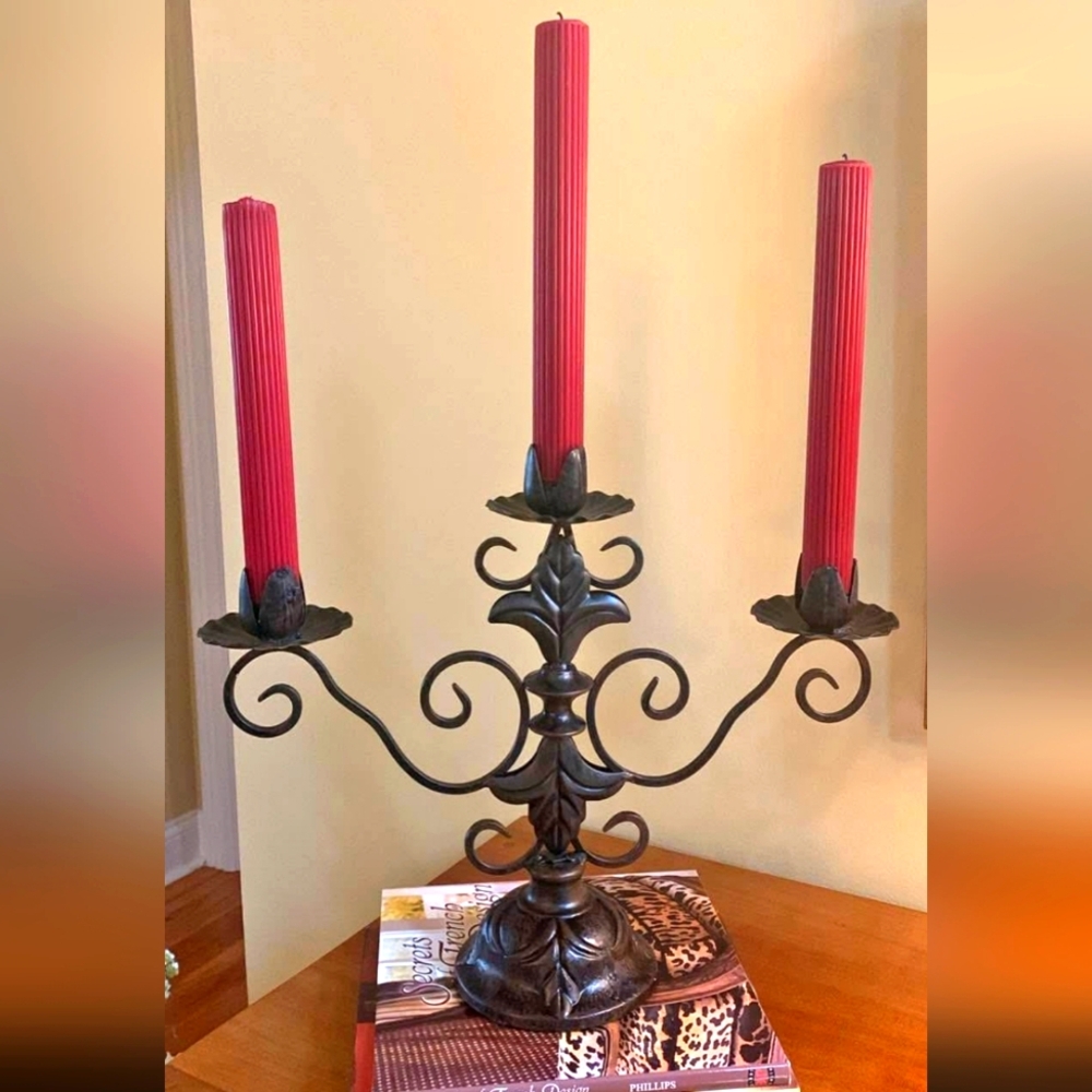 Southern Living At Home Forest Iron Candelabra